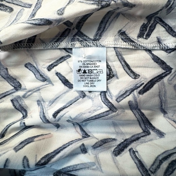 NWT! Nic+Zoe Lookout Shirt Dress White Multi Women's Size XS‎ | MSRP  $198 - Picture 10 of 12